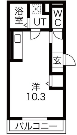 AMNOS今池A棟の物件間取画像